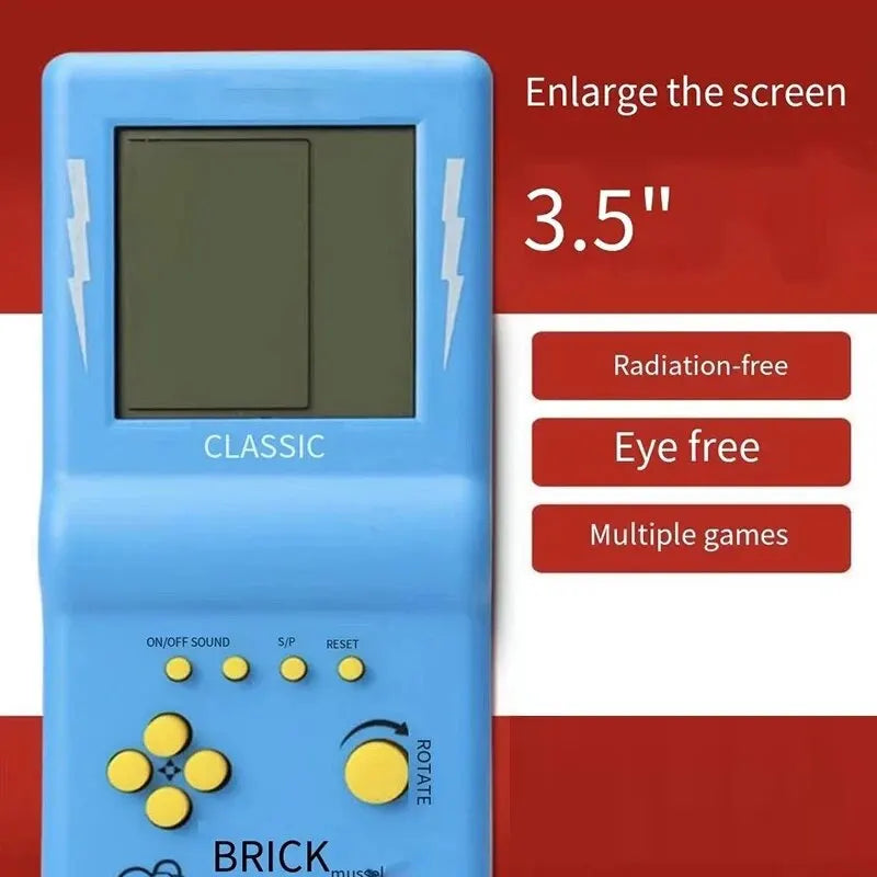 Mini Handheld Game Console Built-in 23 Games 80 Childhood Classic Tetris Retro Game Player Old Fashioned Children's Student Toys