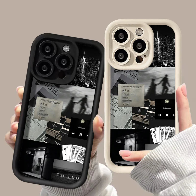 Daily Life Phone Case For iPhone 15 Pro Case iPhone 11 13 12 14 Pro Max 7 8 Plus XR XS SE 2020 Shockproof Bumper Silicone Cover