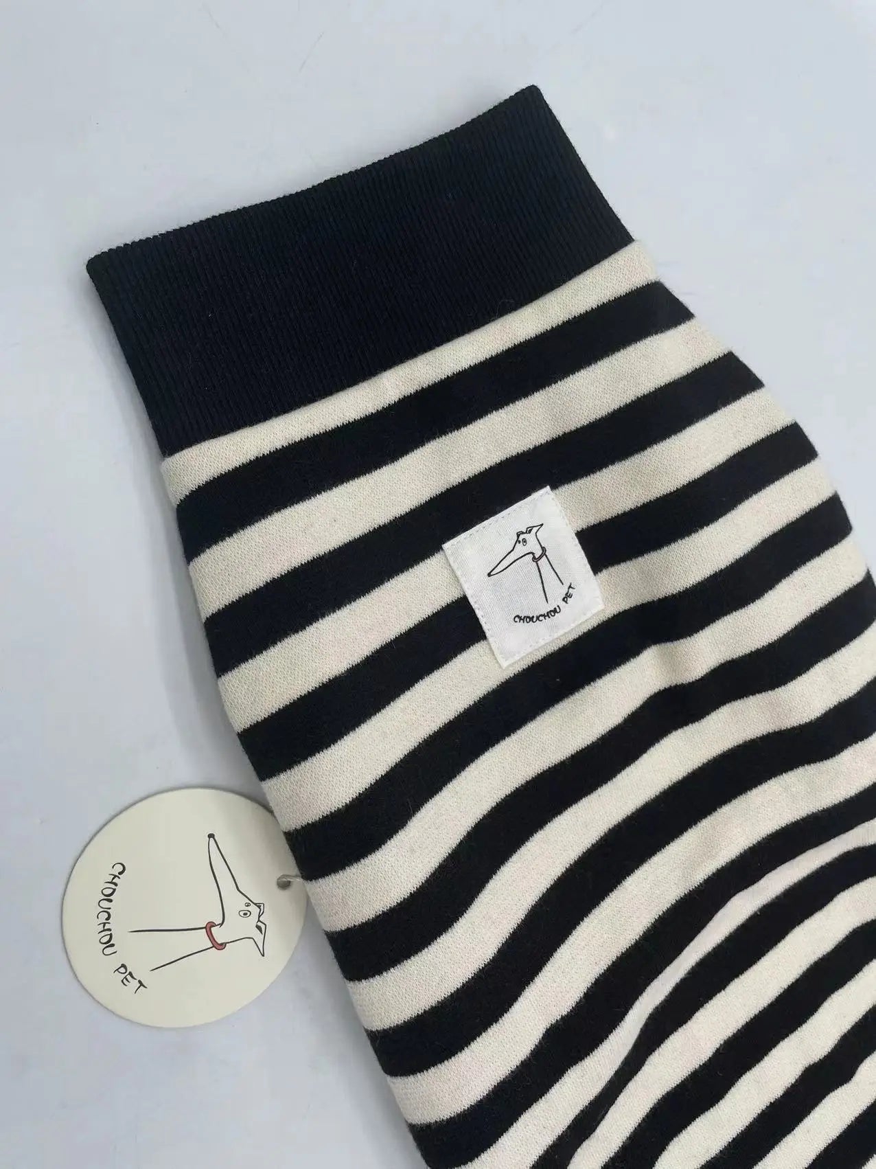 Fashionable pet dog clothes vest T-shirt dog striped clothes pure cotton small and large pet dog clothing shirt